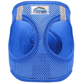 American River Solid Ultra Choke Free Dog Harness (Color: Cobalt Blue, size: XX-Small)