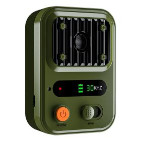 Ultrasonic Anti-Barking Device Rechargeable Auto Dog Bark Control Deterrent Box Training Device IPX4 Waterproof with 3 Frequency Max 32.8Feet Sensing (Option: AntiBarkDeviceGreen)