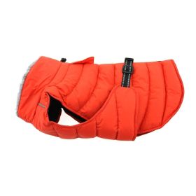 Alpine Extreme Weather Puffer Coat (Color: Orange, size: 3X-Large)
