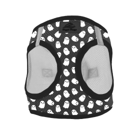 American River Choke Free Dog Harness Holiday Collection (Color: Halloween Ghosts, size: 2/3X-Large)
