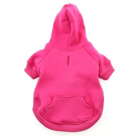 Flex-Fit Dog Hoodie (Color: Pink, size: 2X-Large)
