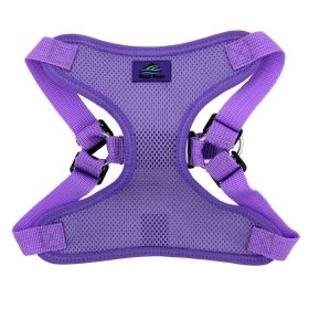 Wrap and Snap Choke Free Dog Harness by Doggie Design (Color: Paisley Purple, size: small)